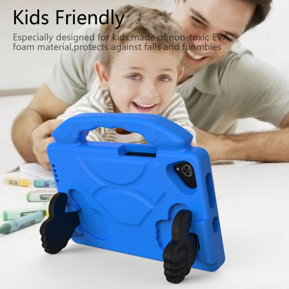 Samsung Galaxy Tab A7 Lite 8,7" barneveske - Thumb Kickstand - Blå