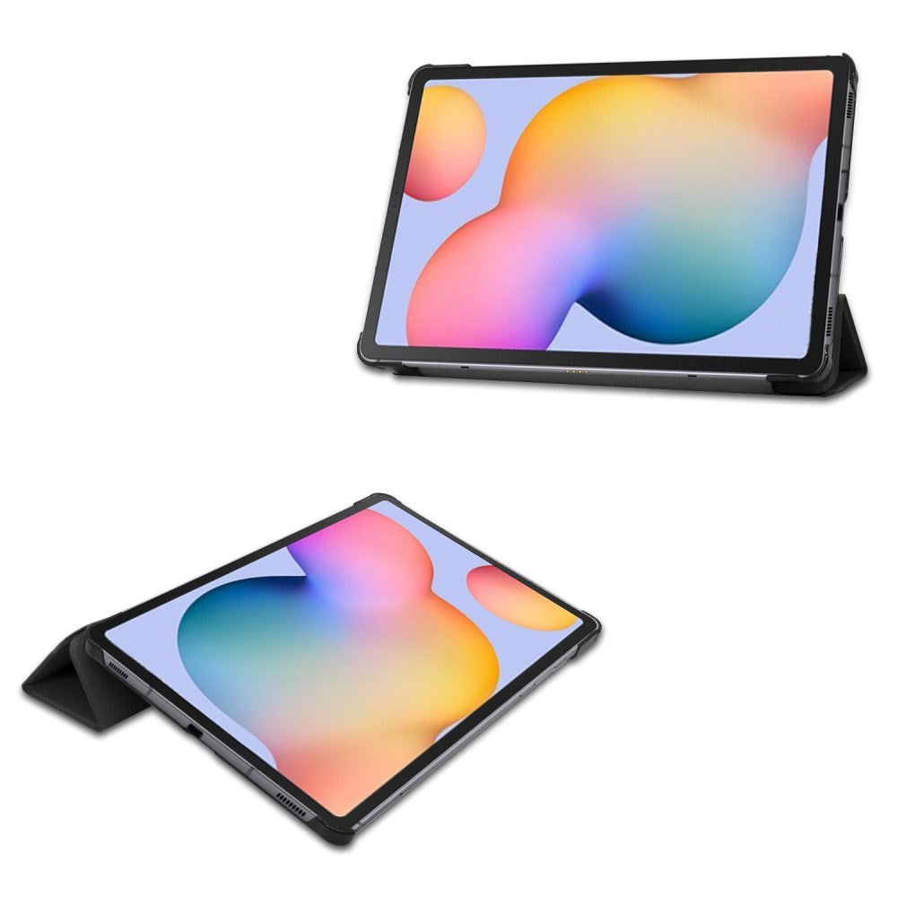 Samsung Galaxy Tab S6 Lite (2020-2024) Tri-Fold skinndeksel - svart