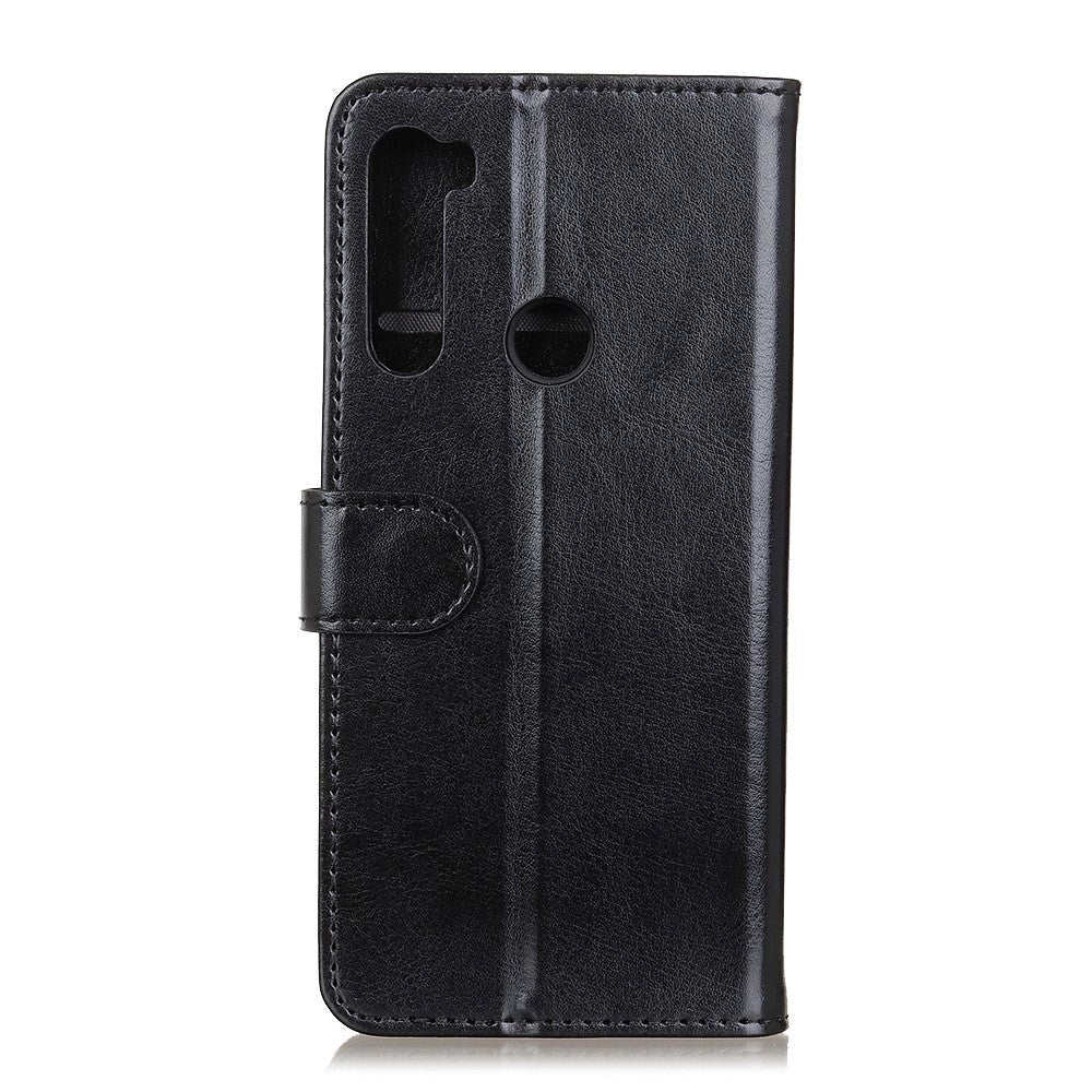 Samsung Galaxy M11 Leather Flip Cover m. Lommebok og stativfunksjon - svart