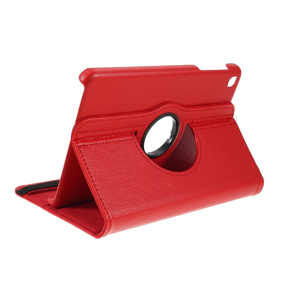 Litchi Samsung Galaxy Tab A 8.4 (2020) Flip-deksel i skinn m. 360 graders stående funksjon - rød