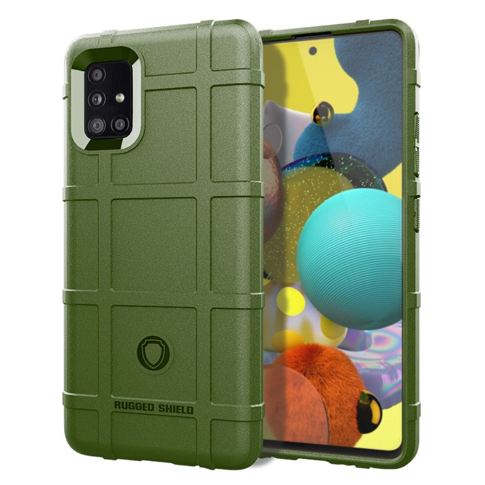 EIDERWOOD Samsung Galaxy A51 (5G) Rugged Shield Plastik Cover - Grøn