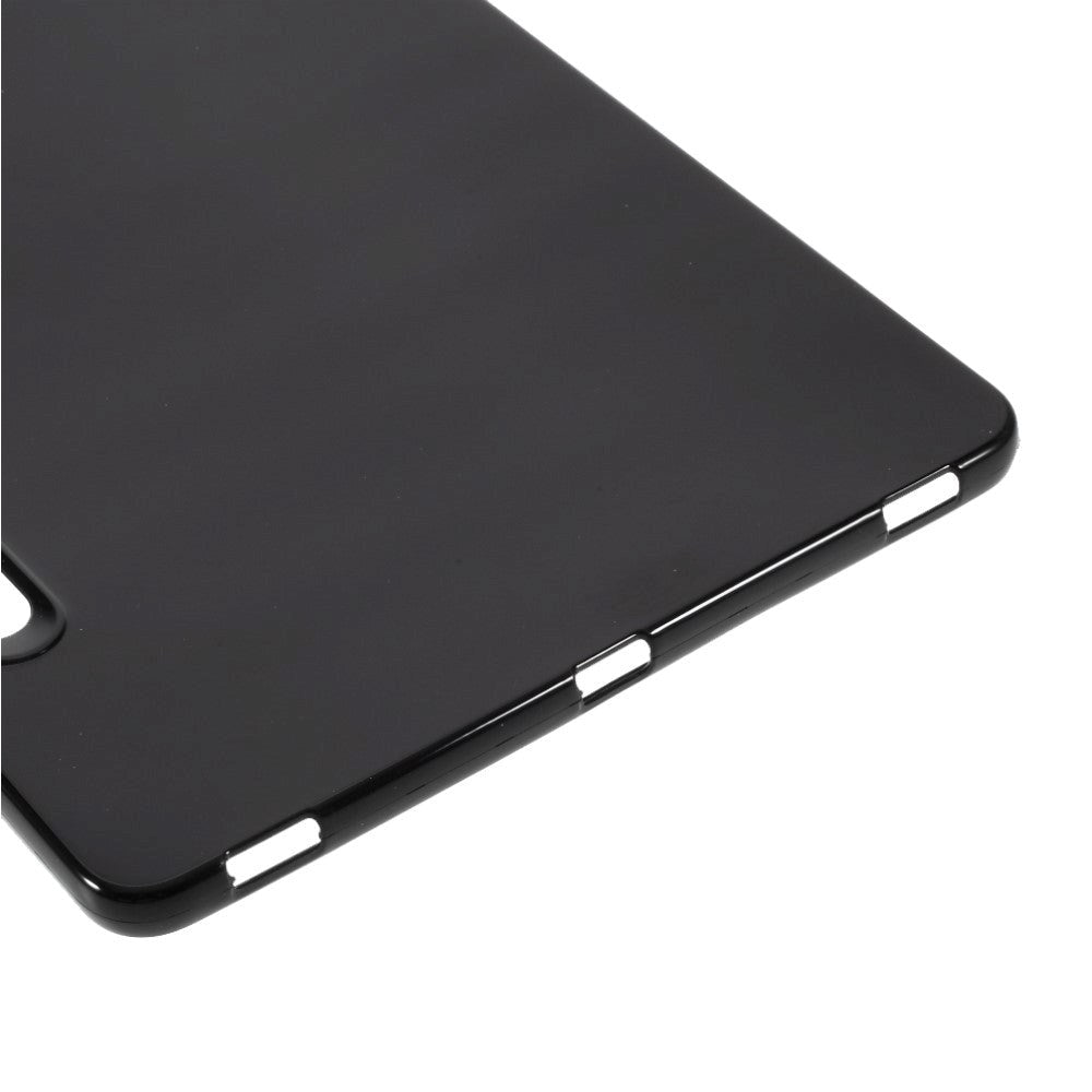 Samsung Galaxy Tab S8 / S7 Fleksibel Plastik Bagside Cover - Sort