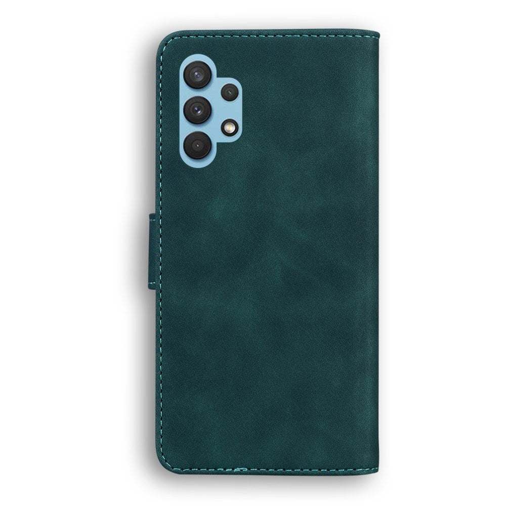 EIDERWOOD - Samsung Galaxy A32 (4G) - Kunstlæder Flip Cover m. Kortholder & Ståfunktion - Grøn