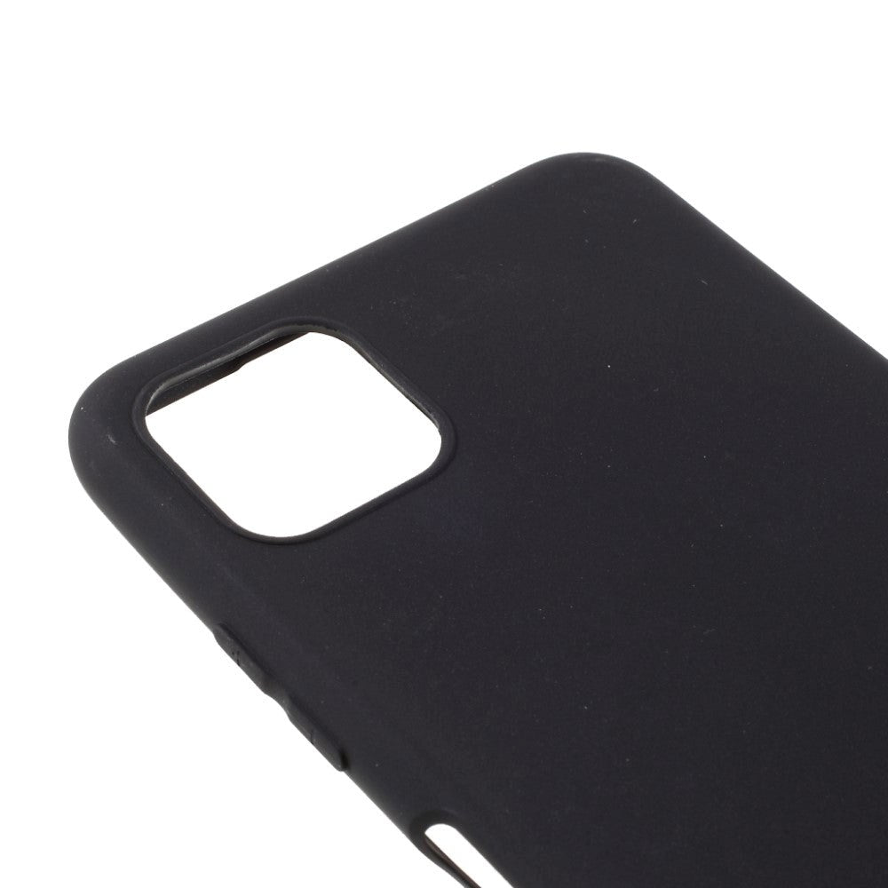 Samsung Galaxy A22 (5G) fleksibelt plastdeksel - svart