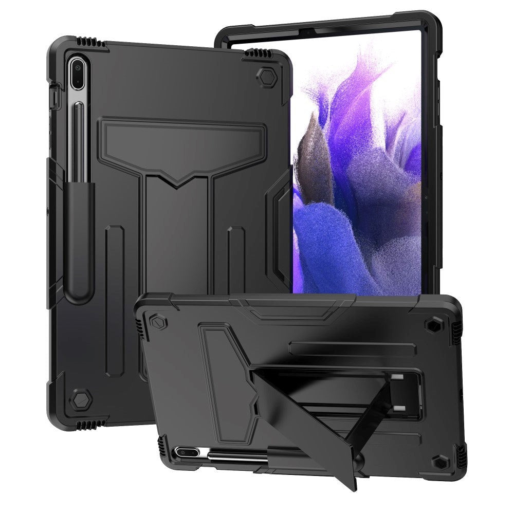 Samsung Galaxy Tab S7 FE Craftsman Cover m. Stativ - Svart