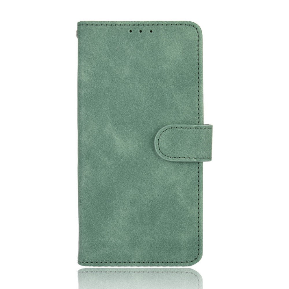 EIDERWOOD - Samsung Galaxy A22 (4G) - Kunstlæder Flip Cover m. Kortholder & Ståfunktion - Grøn