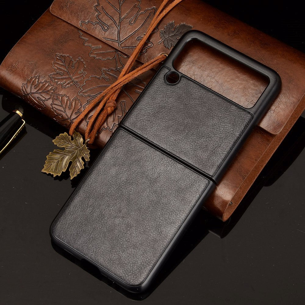 Samsung Galaxy Z Flip3 (5G) nøytralt deksel m. Skinnrygg - Svart