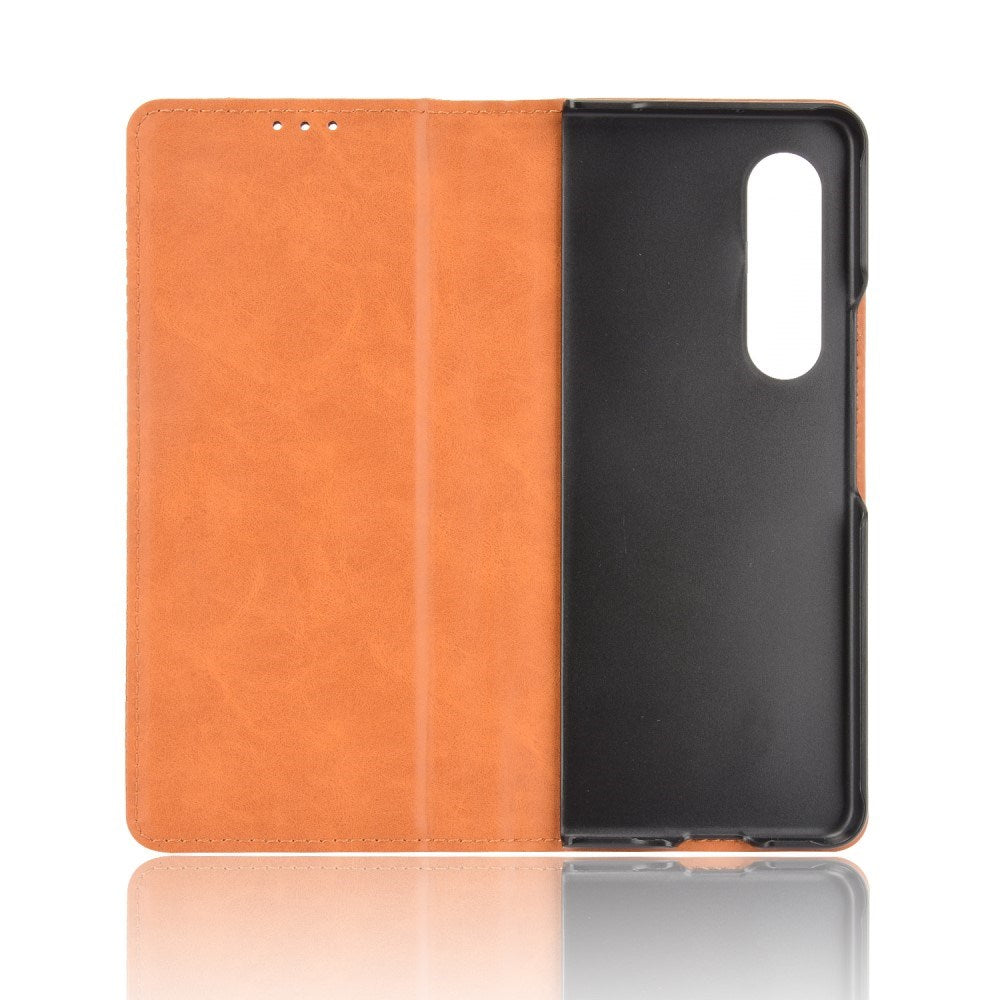 EIDERWOOD - Samsung Galaxy Z Fold3 (5G) Kunstlæder Flip Cover - Brun