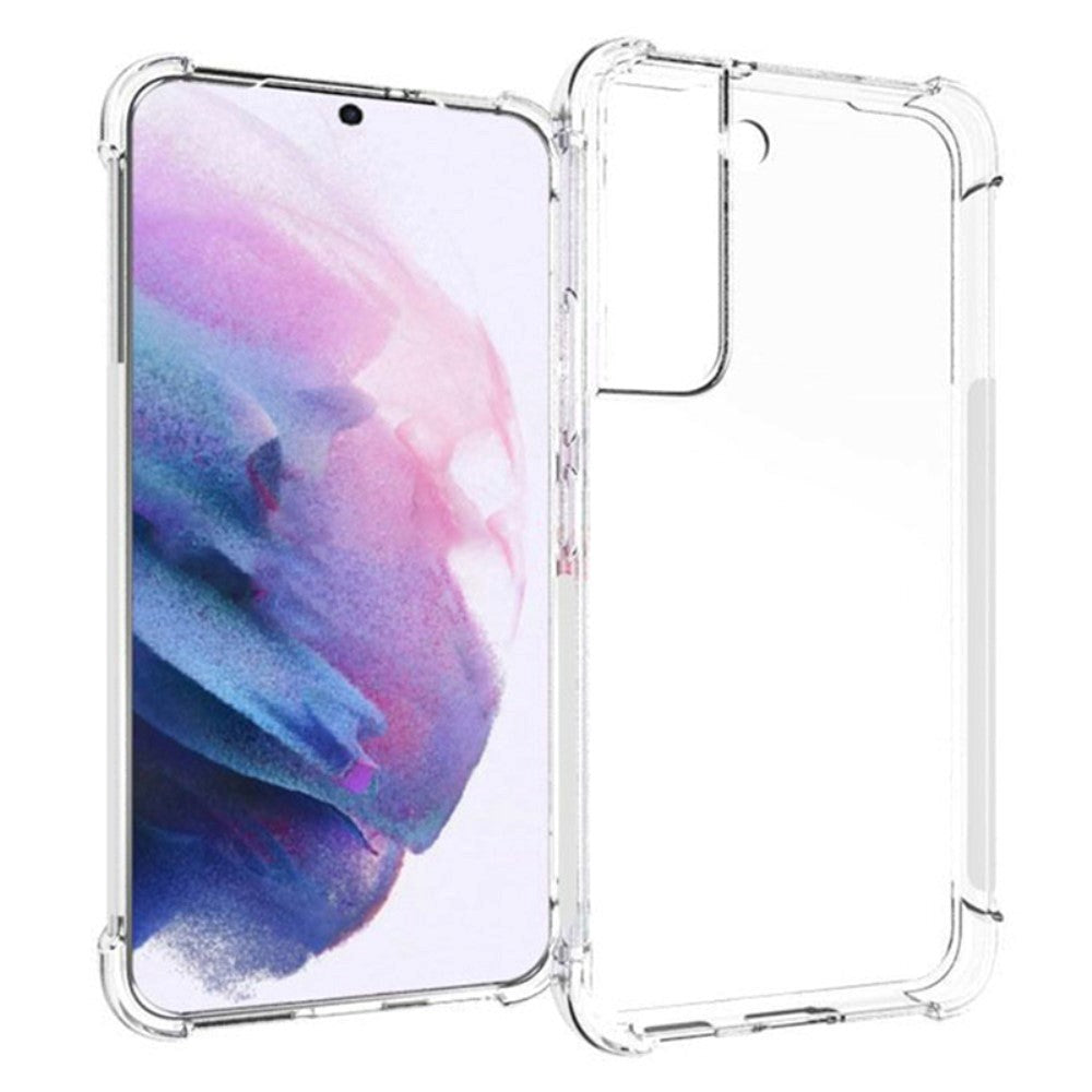 Samsung Galaxy S22 støtsikkert fleksibelt plastdeksel - gjennomsiktig