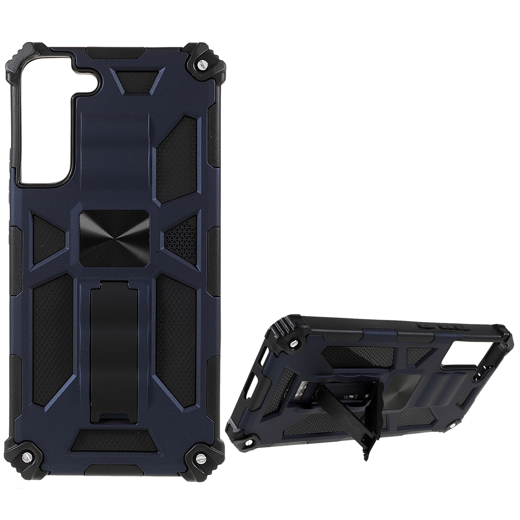 Samsung Galaxy S22 Plus - EIDERWOOD Craftsman Cover m. Stativ - Blå