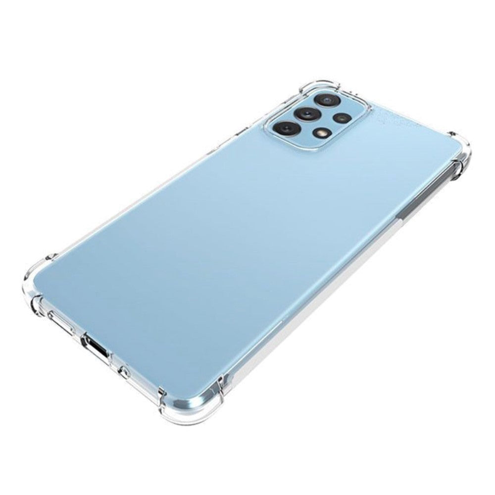 Samsung Galaxy A73 (5G) Støtsikker fleksibelt plastbakdeksel - Gjennomsiktig