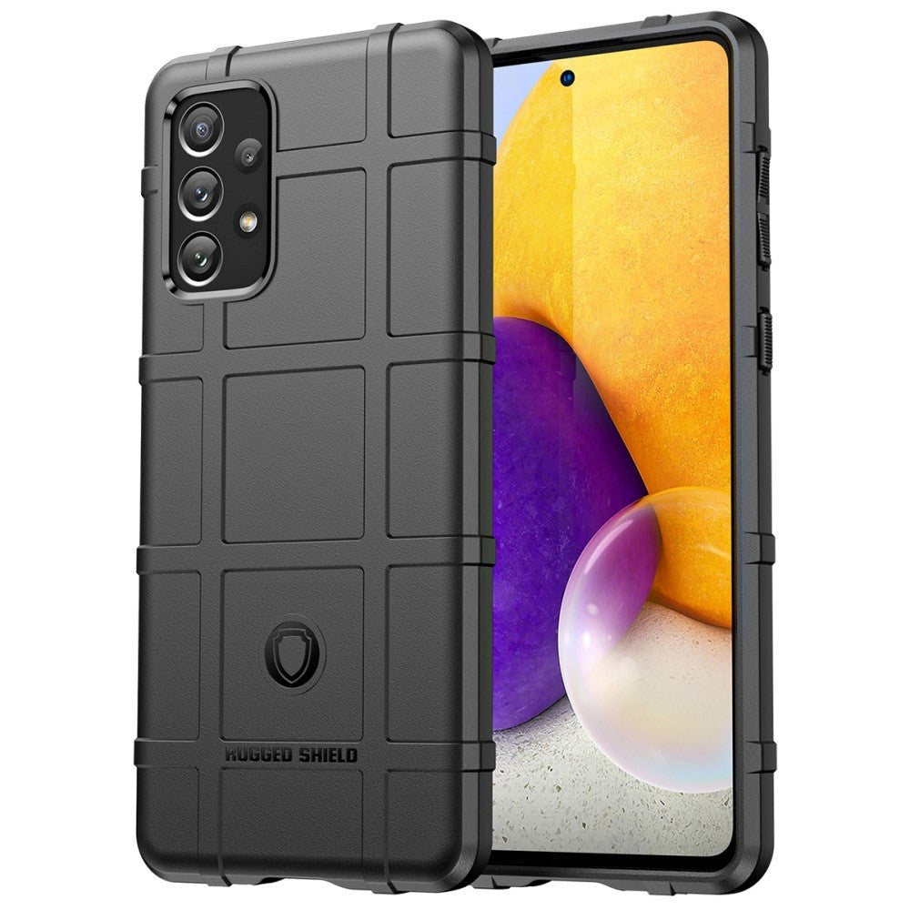 Samsung Galaxy A73 (5G) Rugged Shield Series Craftsman Bakdeksel - Svart