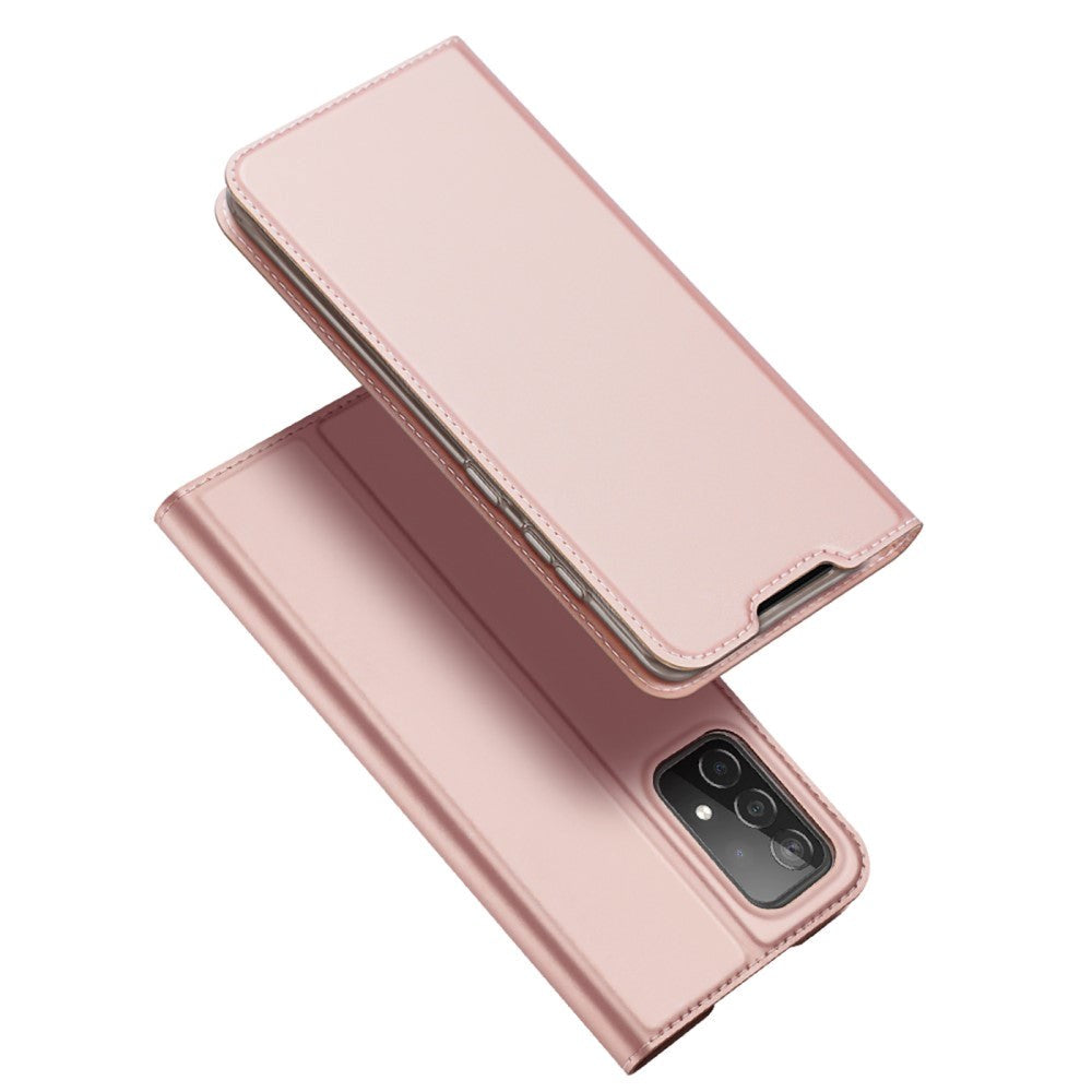 Samsung Galaxy A73 (5G) DUX DUCIS Skin Pro Series Thin Wallet Flip-deksel - Rose gull