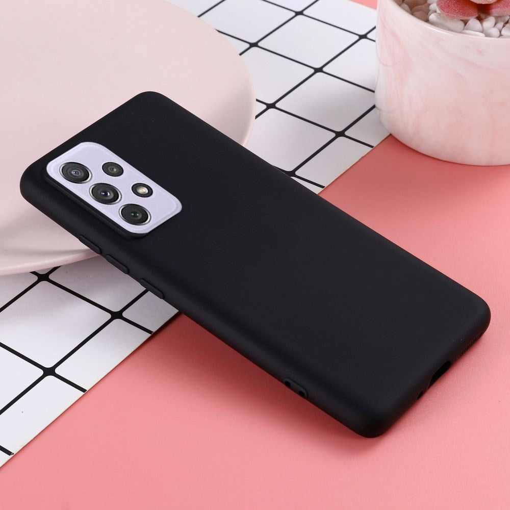 Samsung Galaxy A73 (5G) Flytende Silikon Bakdeksel - Svart