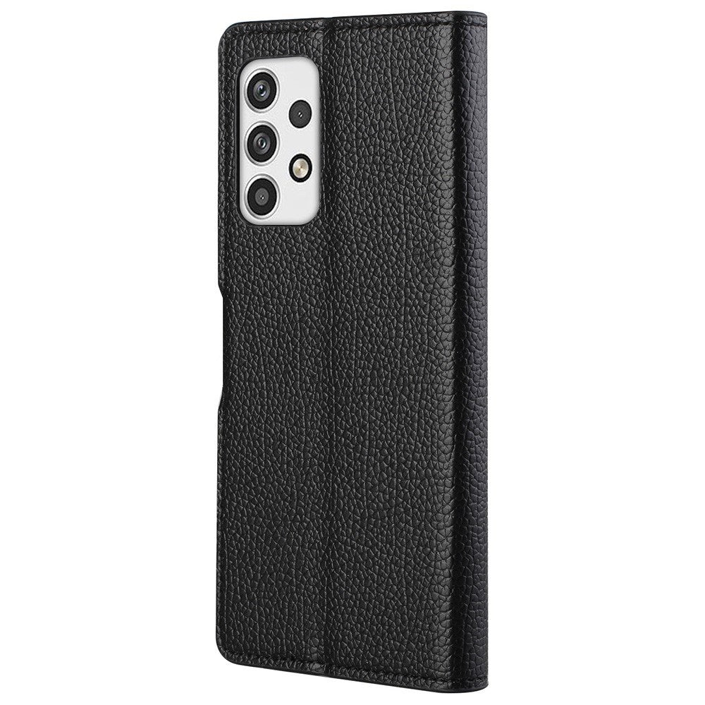 EIDERWOOD Samsung Galaxy A23 / A23 (5G) Kunstlæder Flip Cover m. Pung & Ståfunktion - Sort
