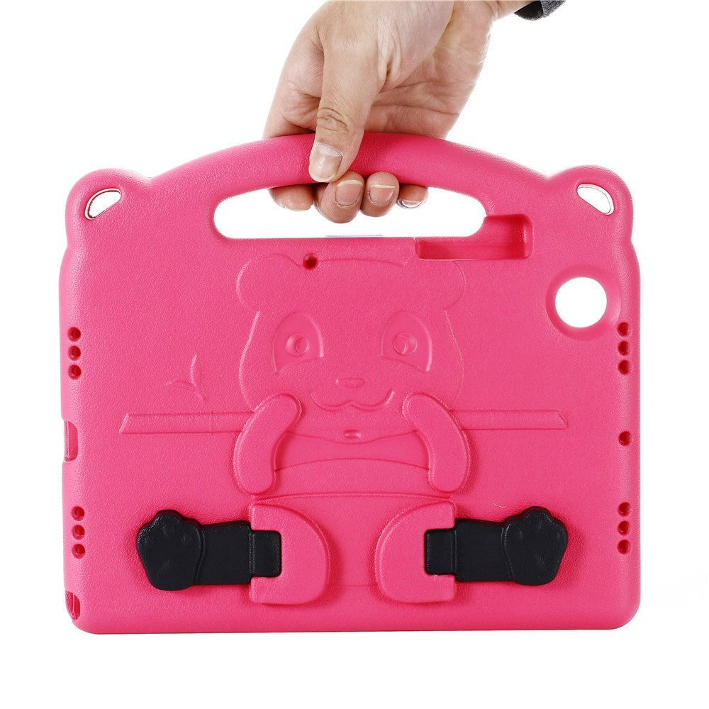 Samsung Galaxy Tab A8 10,5" (2021) veske for barn - Panda Kickstand Cover - Rosa