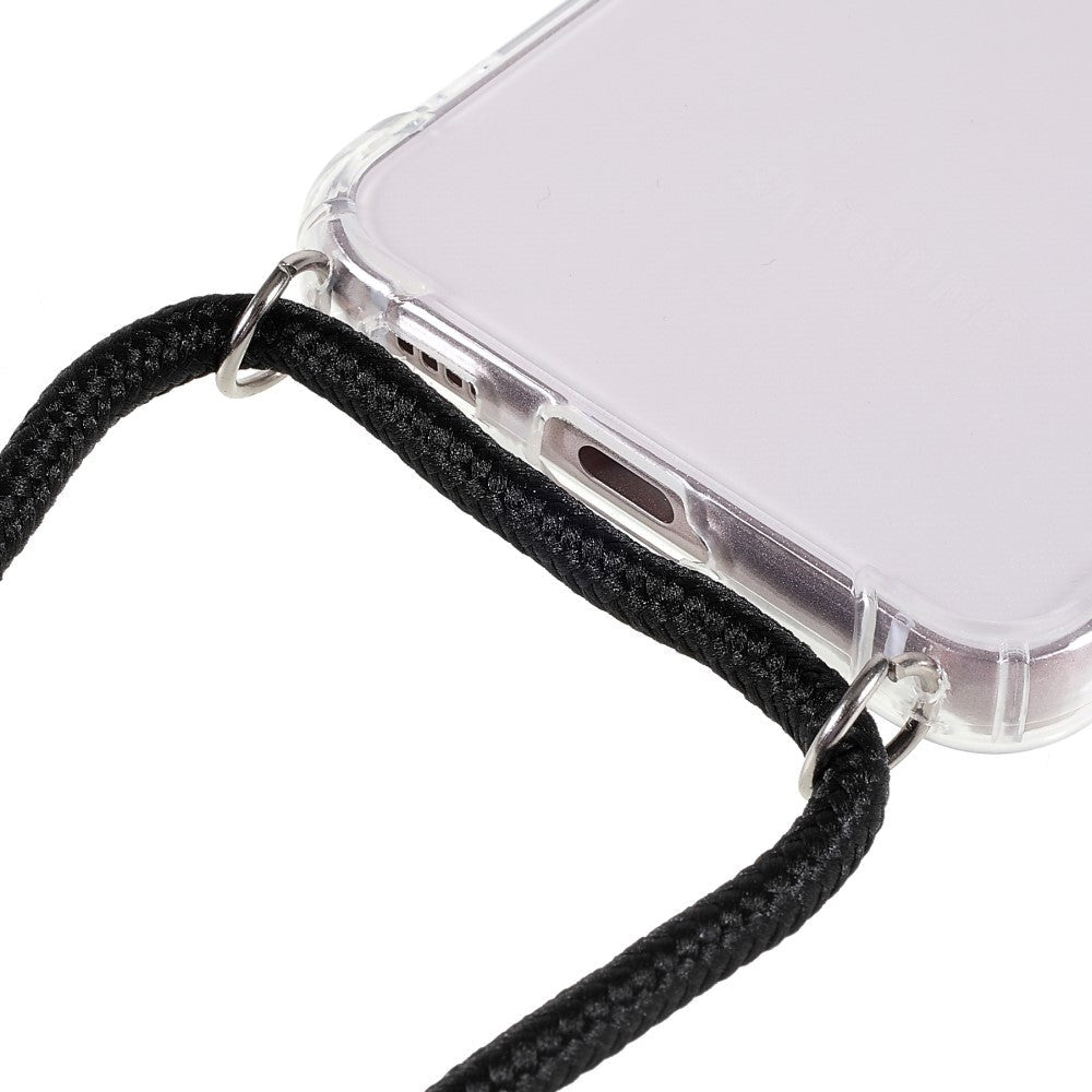 Samsung Galaxy S22 Fleksibelt Plastik Bagside Cover m. Snor / Strop - Gennemsigtig