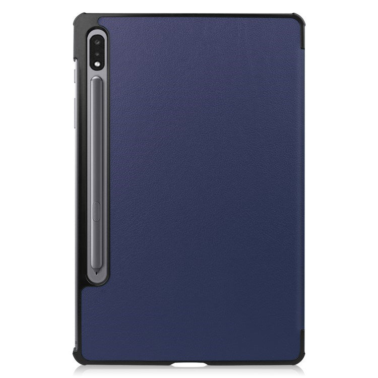 Samsung Galaxy Tab S8 - EIDERWOOD Kunstlæder Trifold Flip Cover - Blå