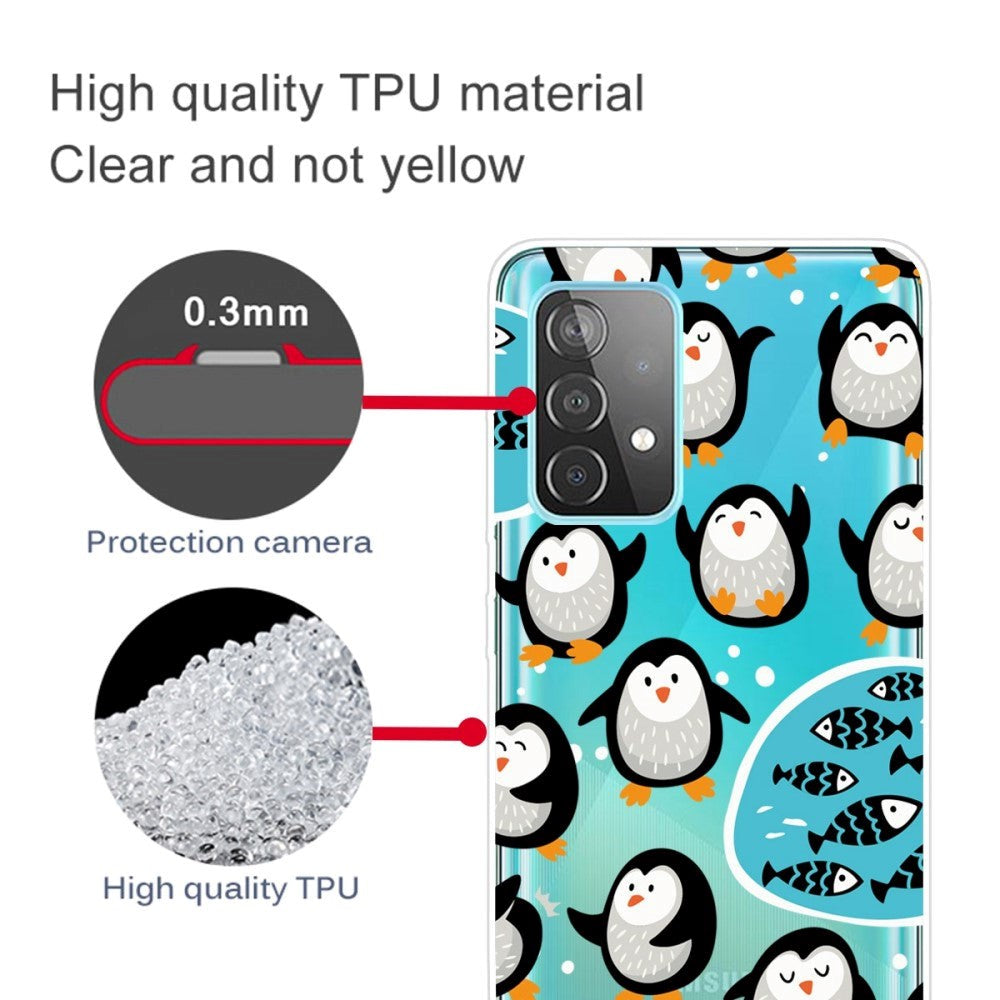 Samsung Galaxy A23 / A23 (5G) fleksibelt deksel i TPU-plast - Penguin