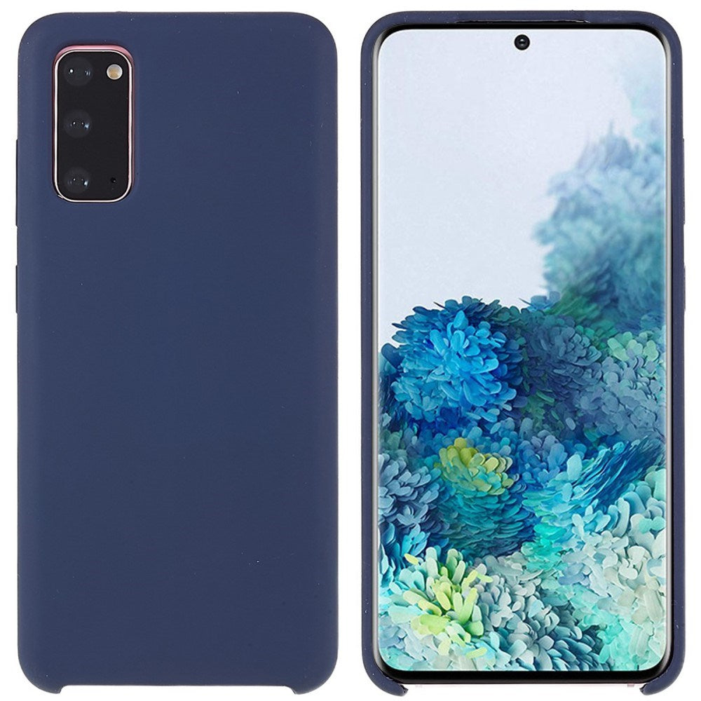 EIDERWOOD Samsung Galaxy S20 Fôret silikon bakdeksel - mørkeblå