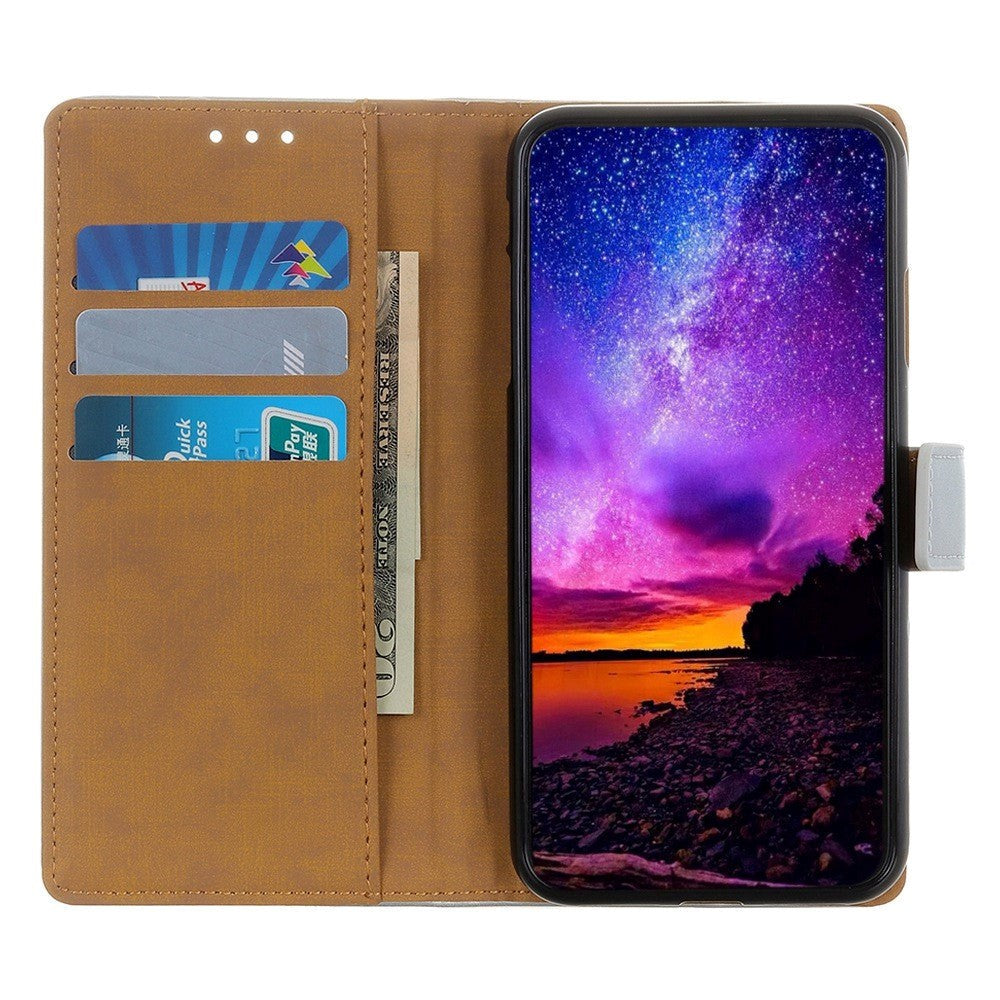 Samsung Galaxy M33 Leather Flip Cover m. Lommebok og stativ - Svart