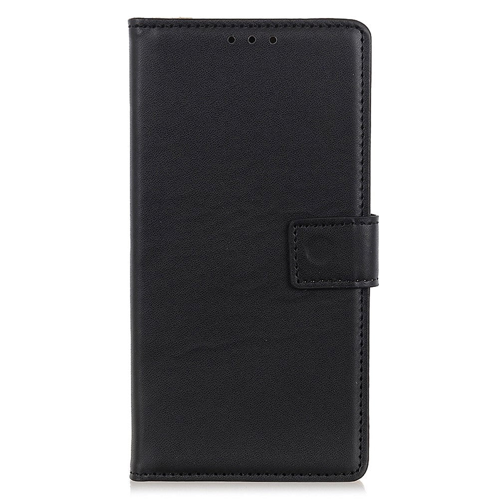 Samsung Galaxy M33 Leather Flip Cover m. Lommebok og stativ - Svart