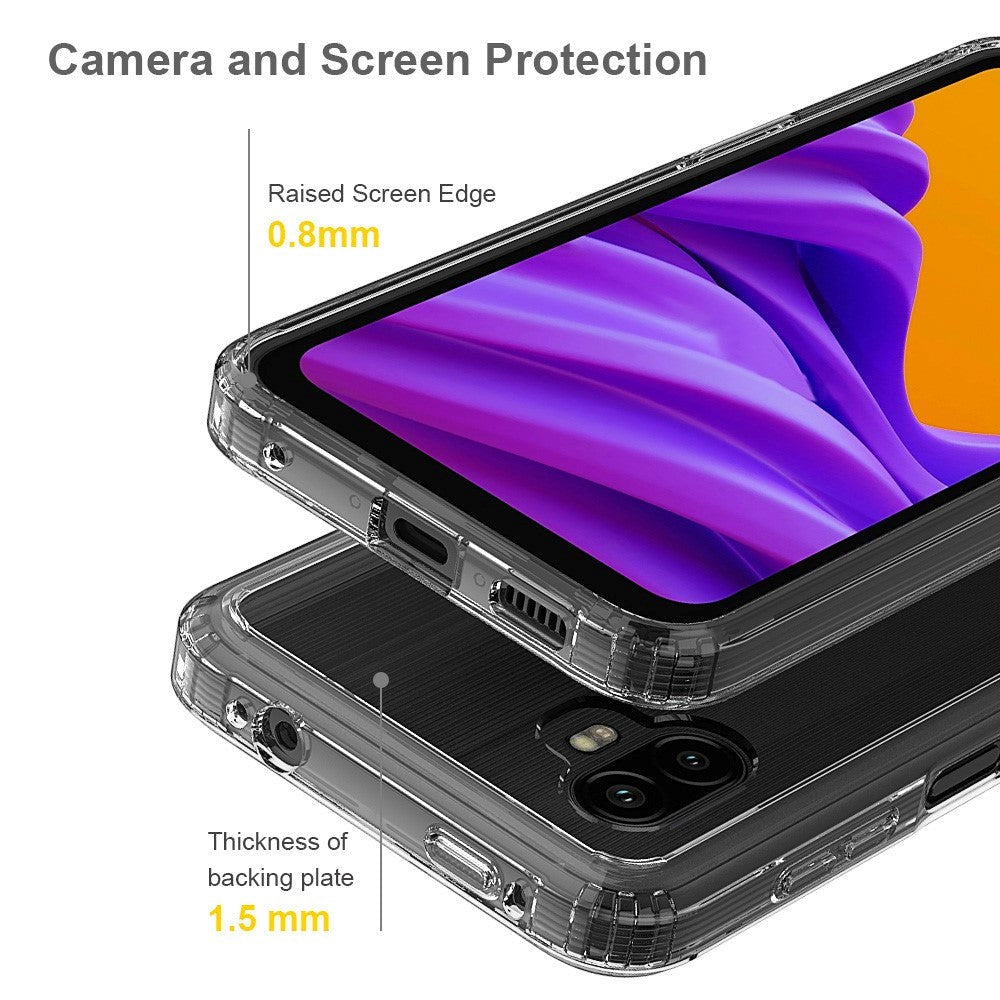 Samsung Galaxy Xcover 6 Pro Akryl Hybrid Bumper Bakdeksel - Gjennomsiktig