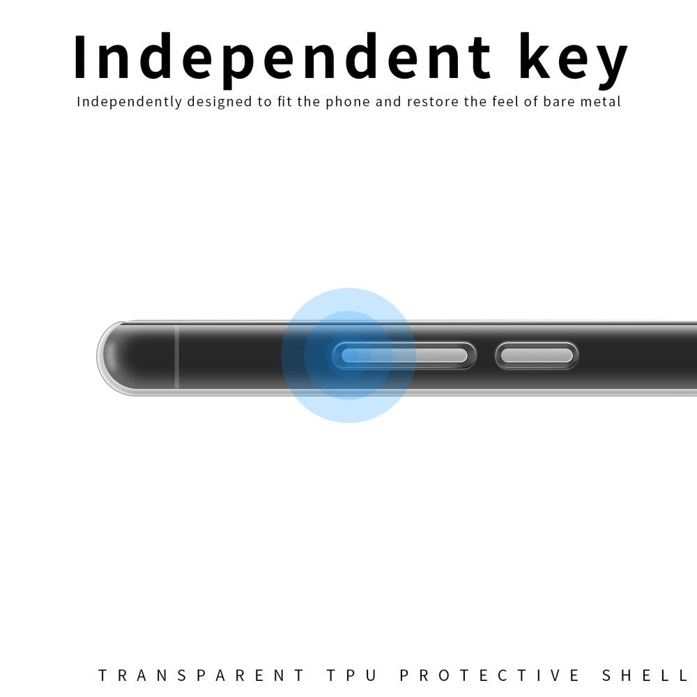 EIDERWOOD Realme 11 Pro+ 5G / 11 Pro 5G MOFI Fleksibelt Plastik Bagside Cover - Gennemsigtig