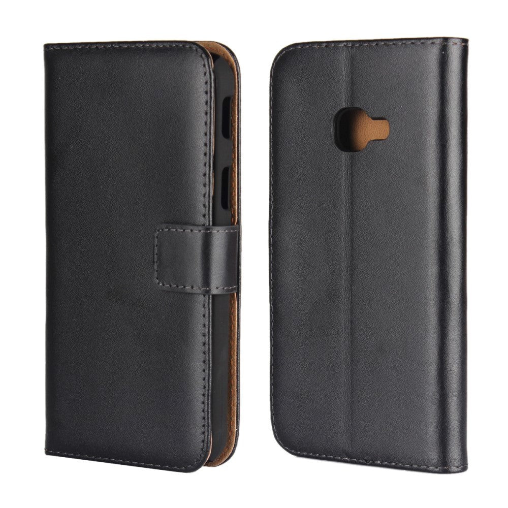 Samsung Galaxy Xcover 4 / 4s Slim Wallet Læder Cover m. Pung Sort