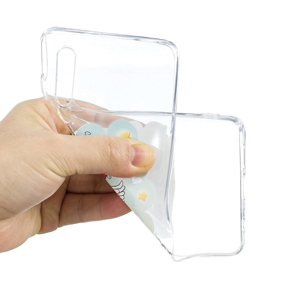 Huawei P30 fleksibelt plastdeksel - Unicorn