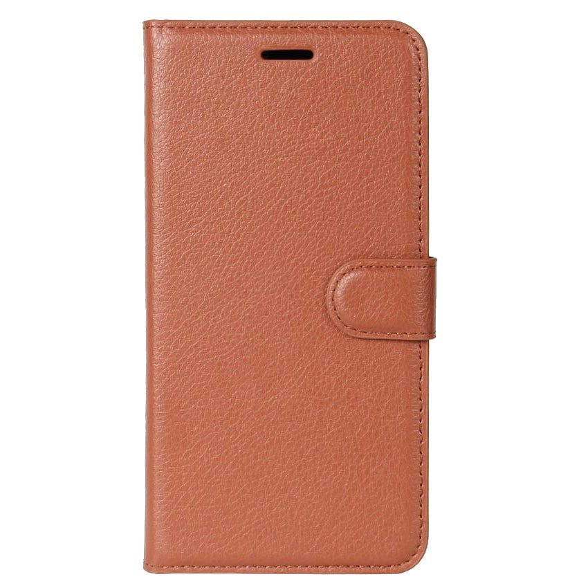 Huawei P30 Lite Leather Flip Cover m. Lommebok - Brun