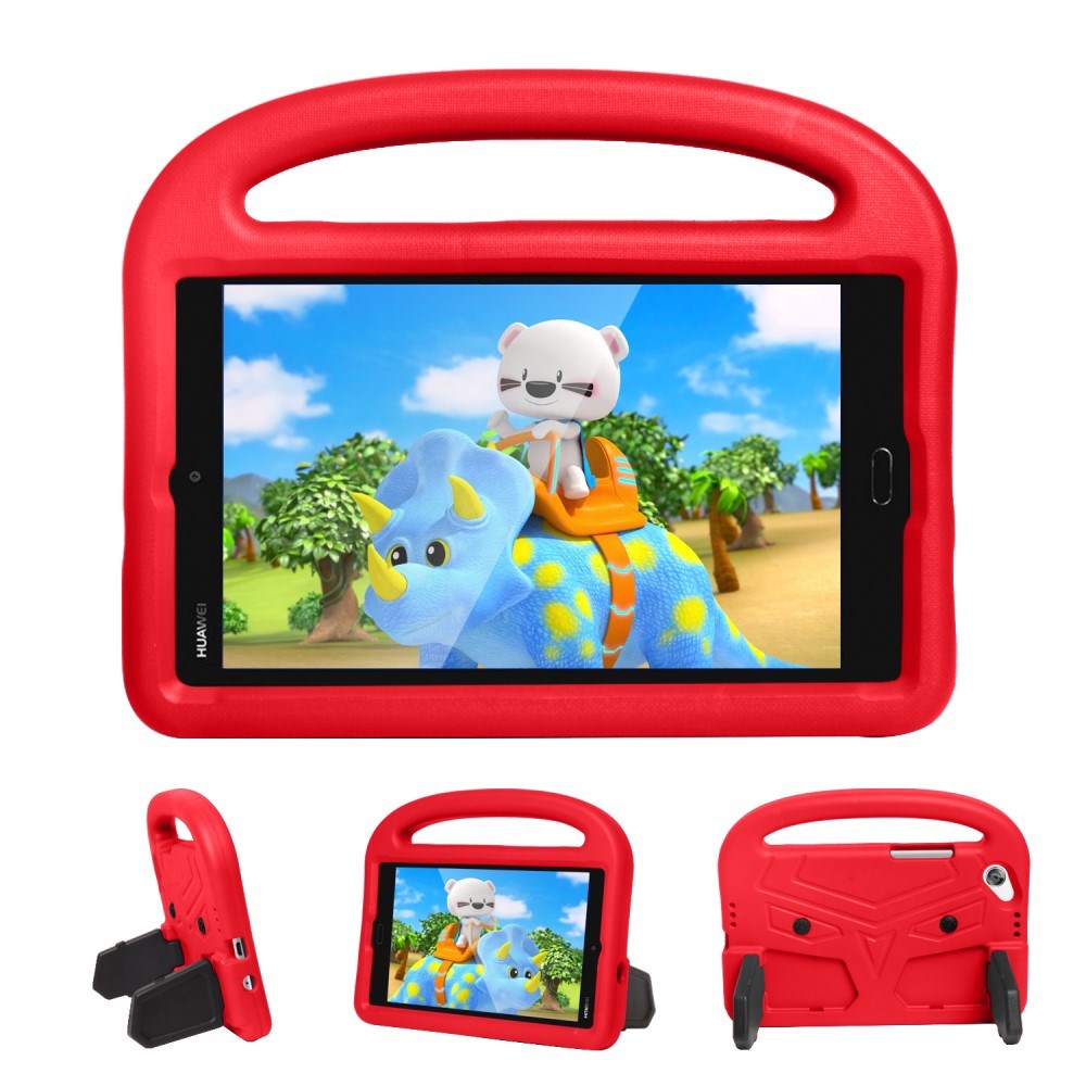 Huawei MediaPad M3 - T8 Kids Case - Sparrow Kickstand Cover - Rød
