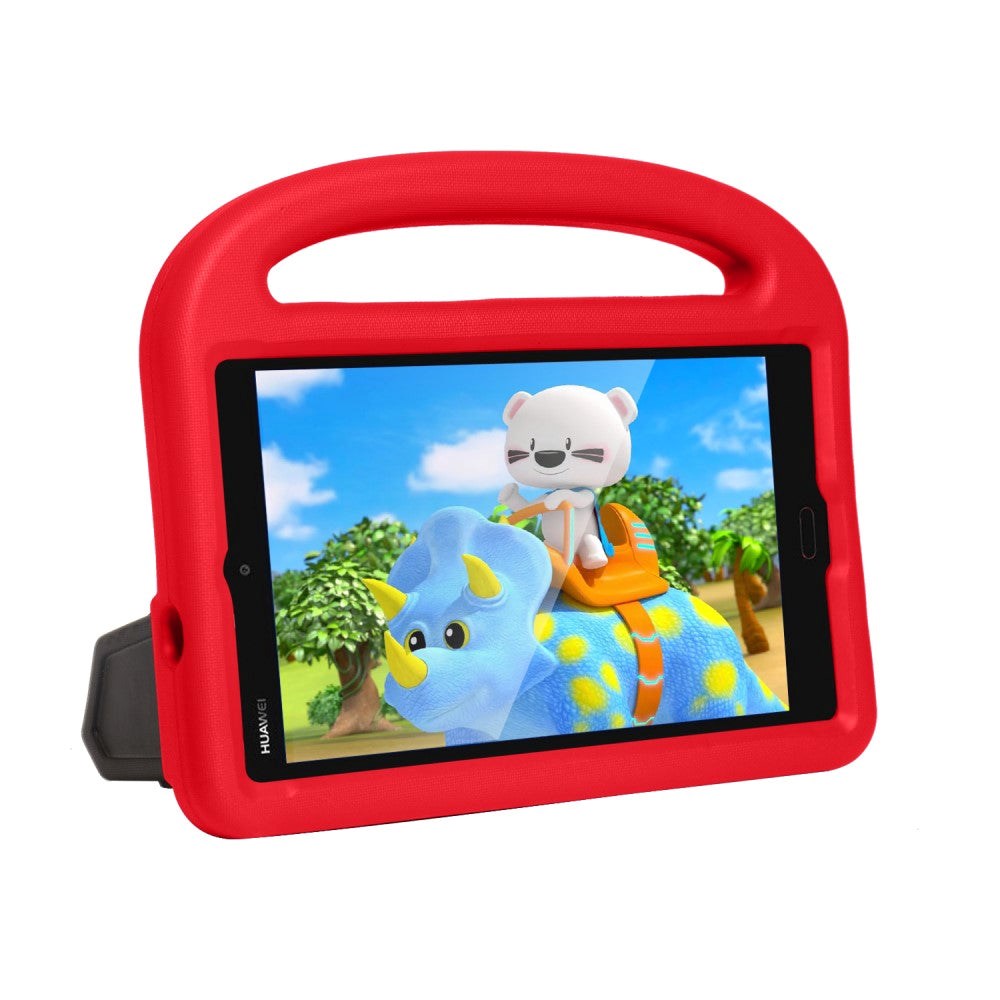 Huawei MediaPad M3 - T8 Kids Case - Sparrow Kickstand Cover - Rød
