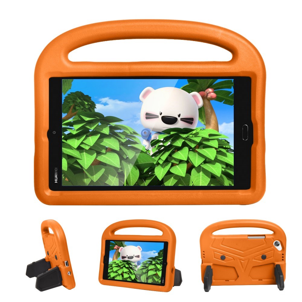 Huawei MediaPad M3 - T8 Kids Case - Sparrow Kickstand Cover - Oransje