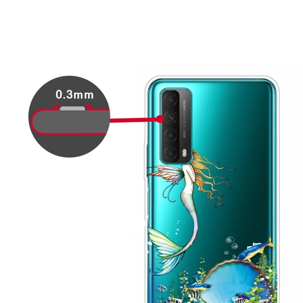Huawei P Smart (2021) Transparent plastdeksel m. Havfrue