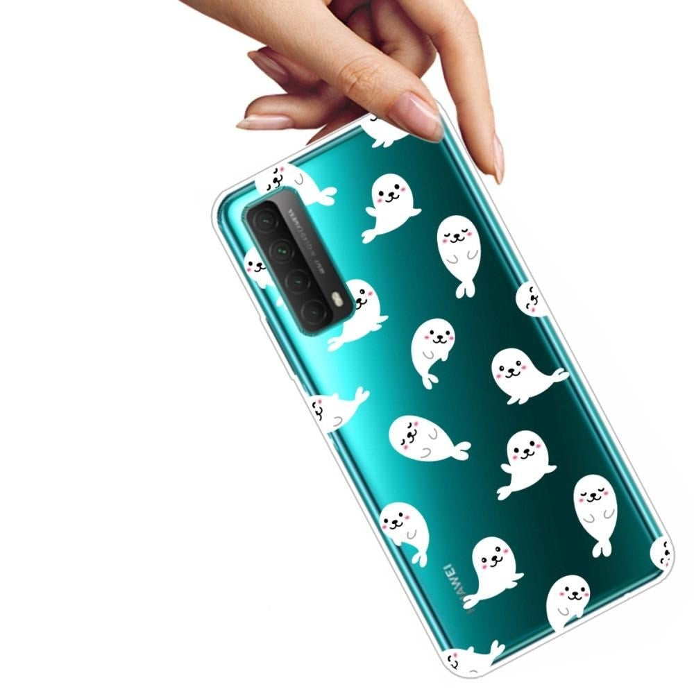 Huawei P Smart (2021) Transparent plastdeksel m. Seler