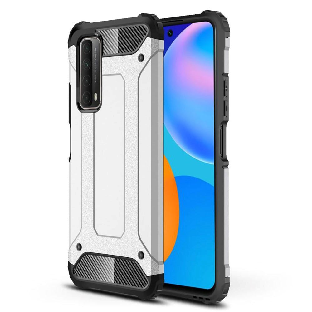 Huawei P Smart (2021) Armour Guard Craftsman-deksel - Sølv