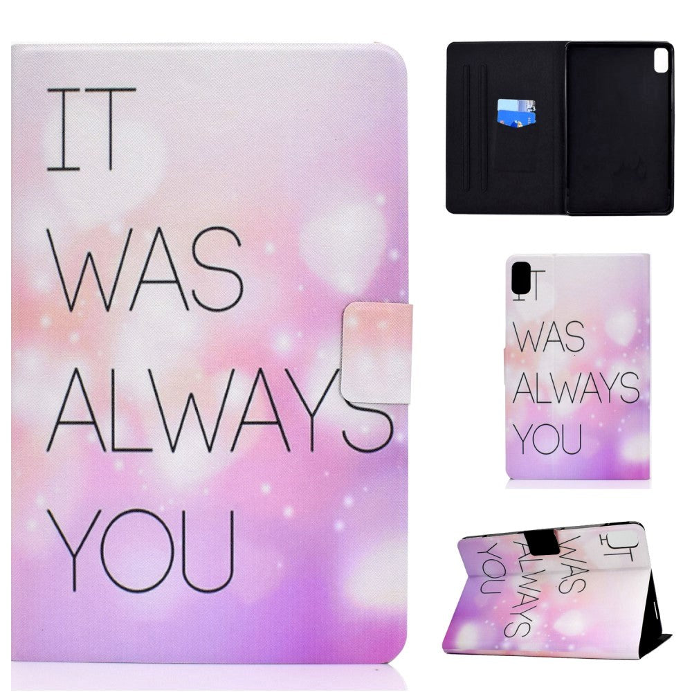 Huawei MatePad 10.4" Cover m. kortholder & ståfunktion - It Was Always You