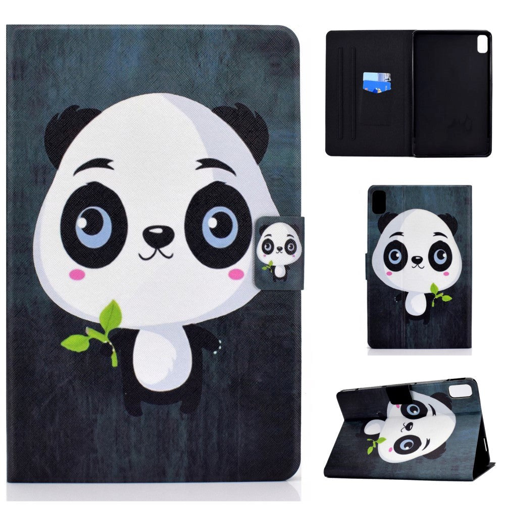 Huawei MatePad 10.4" Cover m. Ståfunktion & Kortholder - Panda m. Bambus
