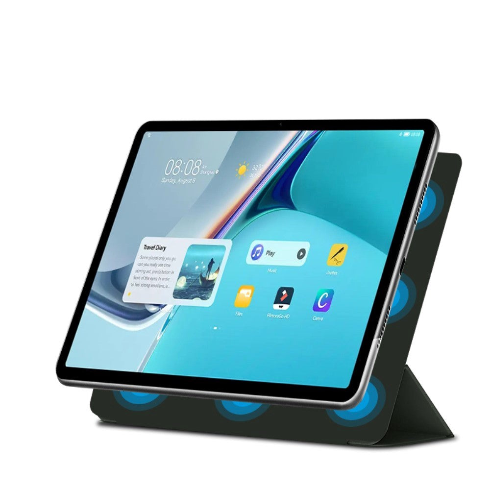 Huawei MatePad 11 Magnetic Tri-Fold Flip Cover - Grønn
