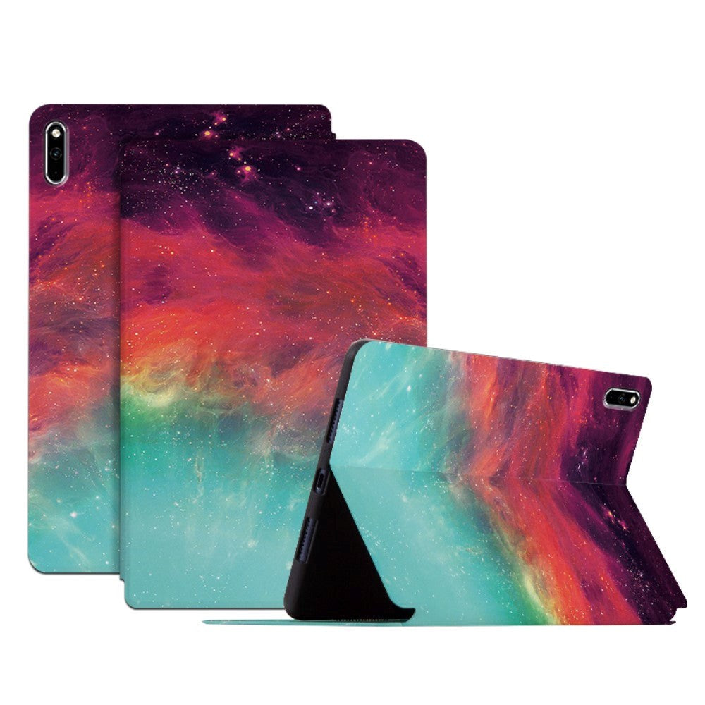 Huawei MatePad Pro 10.8 (2021/2019) Tri-Fold Flip Cover m. Stativfunksjon - Nebula