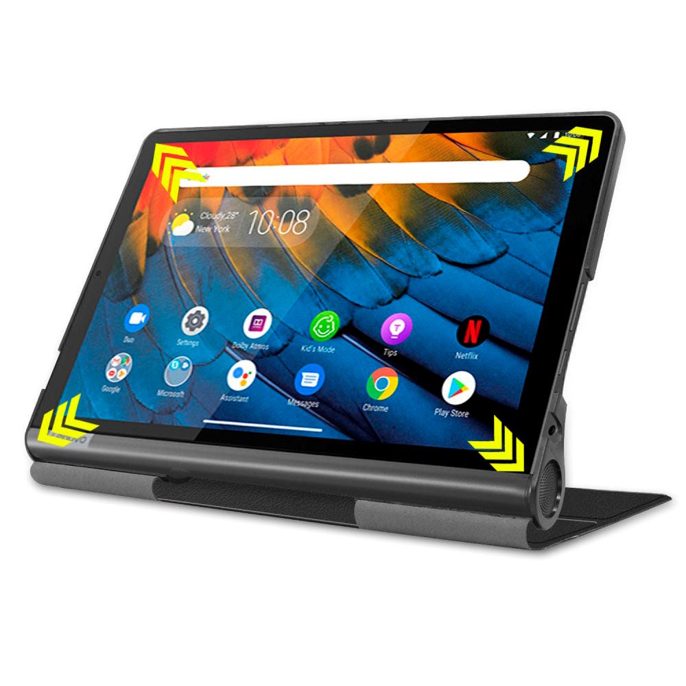 Lenovo Yoga Smart Tab 10,1" skinndeksel m. stativfunksjon - svart