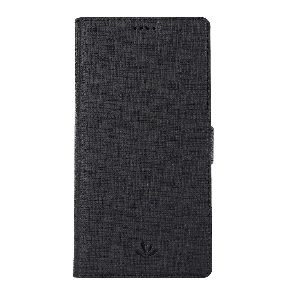 Motorola Moto G Pro VILI DMX skinndeksel m. Kortholder & riflet tekstur svart