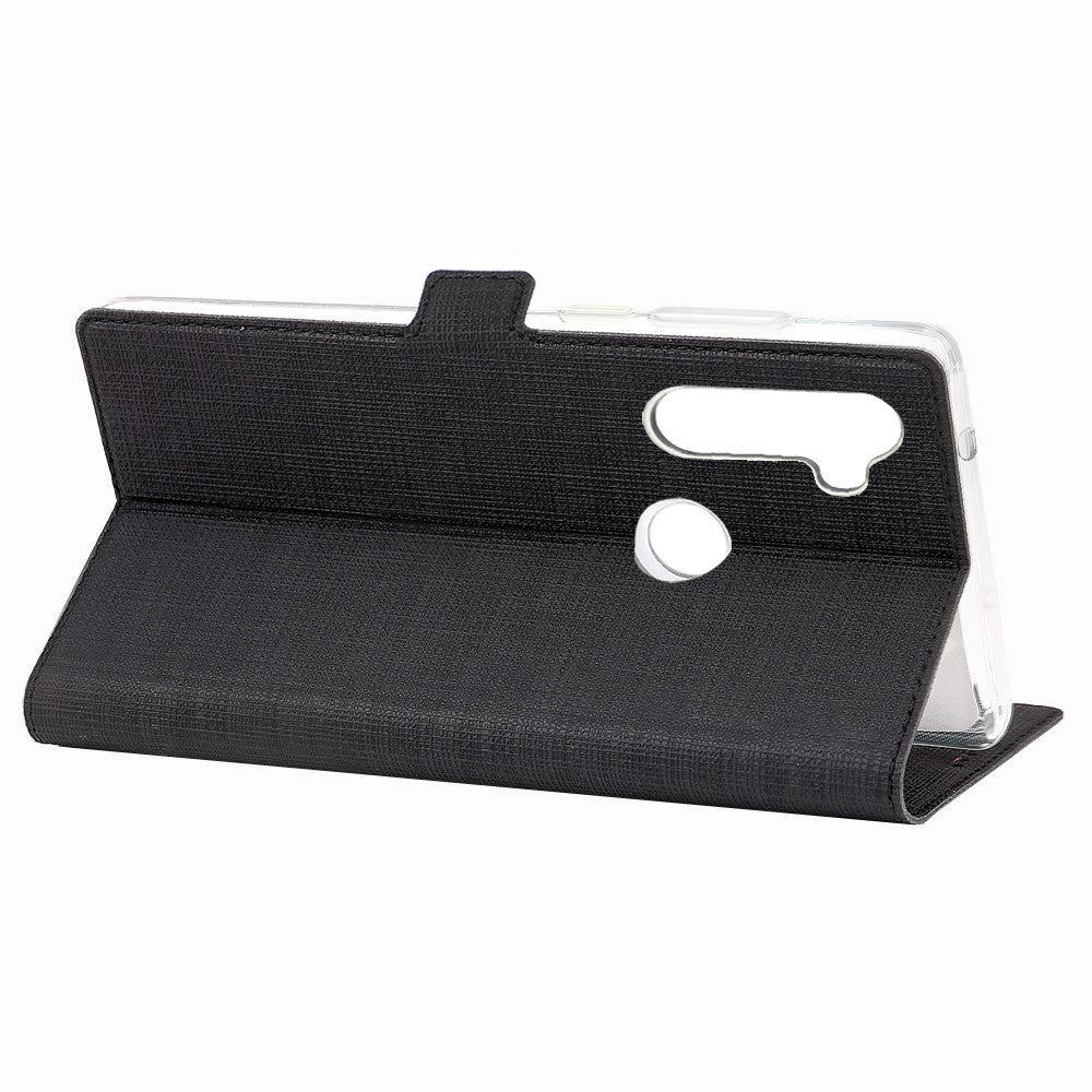 Motorola Moto G Pro VILI DMX skinndeksel m. Kortholder & riflet tekstur svart