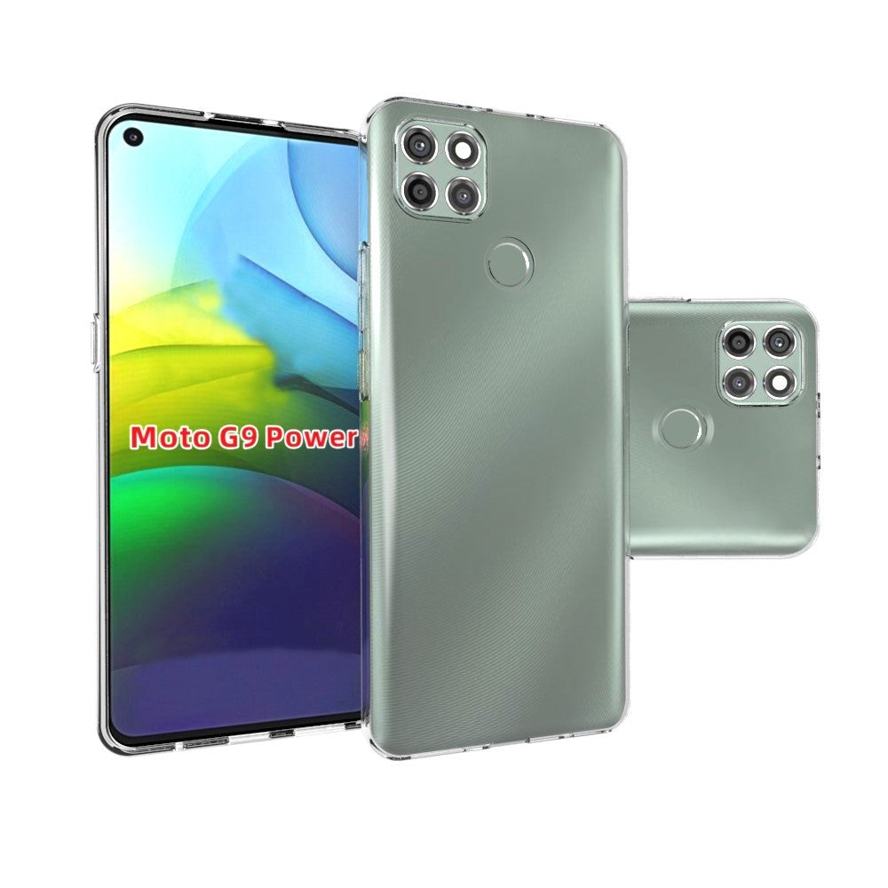 Motorola Moto G9 Power Slim Støtsikkert deksel - Gjennomsiktig