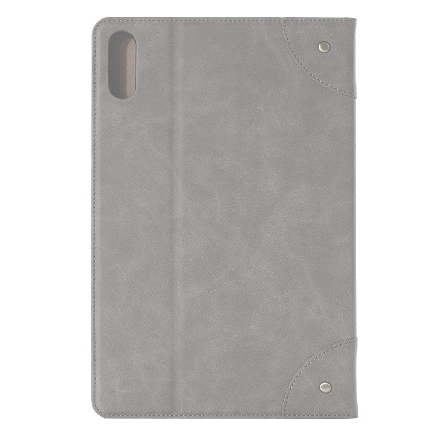 Lenovo Tab P11 Pro Leather Flip Cover m. Stativ og kortholder - Grå