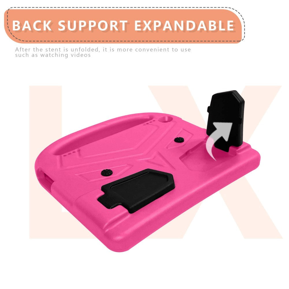 Lenovo Tab M10 HD 10,1" (TB-X505F) / FHD 10,1" (TB-X605) Barnedeksel m. Ståfunksjon - Rosa