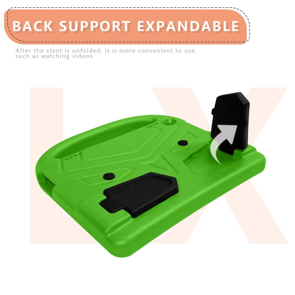 Lenovo Tab M10 HD 10,1" (TB-X505F) / FHD 10,1" (TB-X605) Barnedeksel m. Ståfunksjon - Grønn