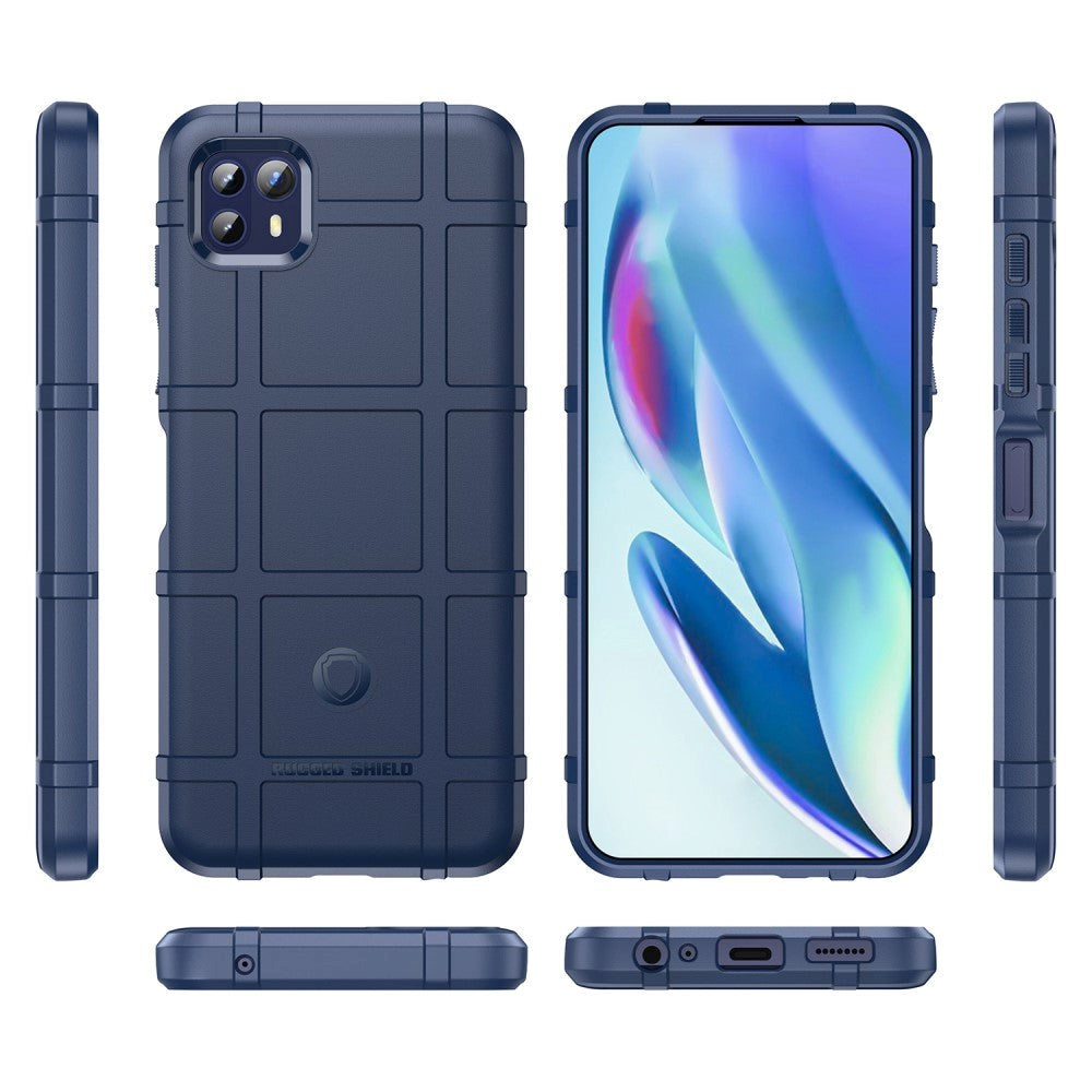 Motorola Moto G50 Rugged Shield Series Craftsman Bakdeksel - Mørkeblå