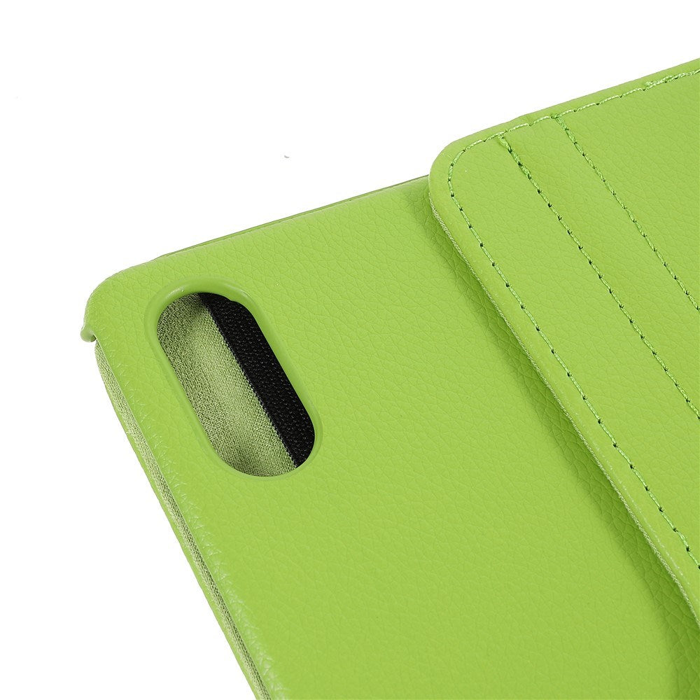 Lenovo Tab P12 Pro Læder Flip Cover m. 360 Graders Standerfunktion - Grøn
